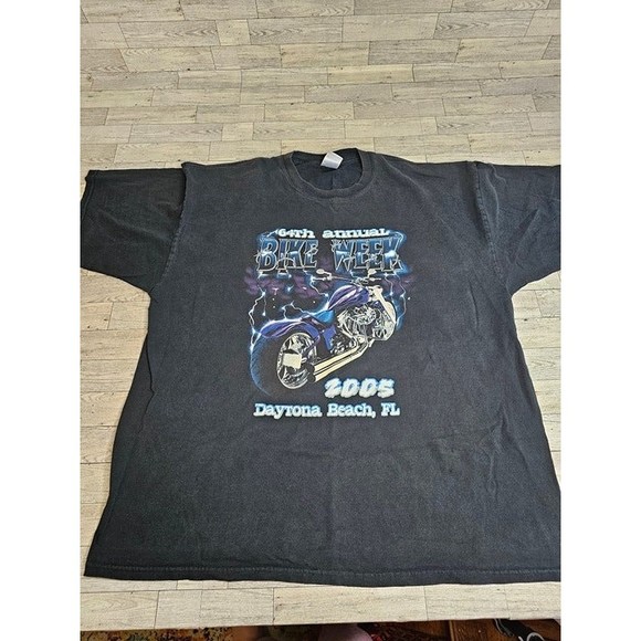 2005 Daytona Beach, FL Bike Week Black T-Shirt, Size XXL **See Desc. for Cond.** - Picture 1 of 8